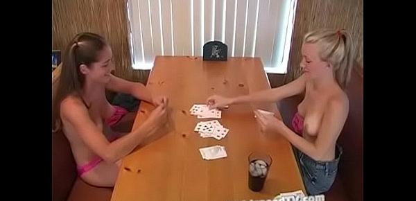  Lightspeed girls playing strip poker